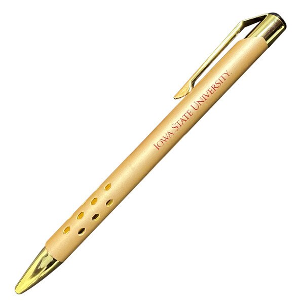 Iowa State Souvenir Armor Gold and Red Pen